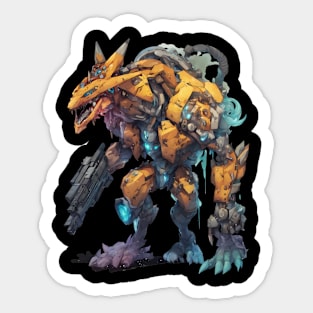 mecha monster Sticker